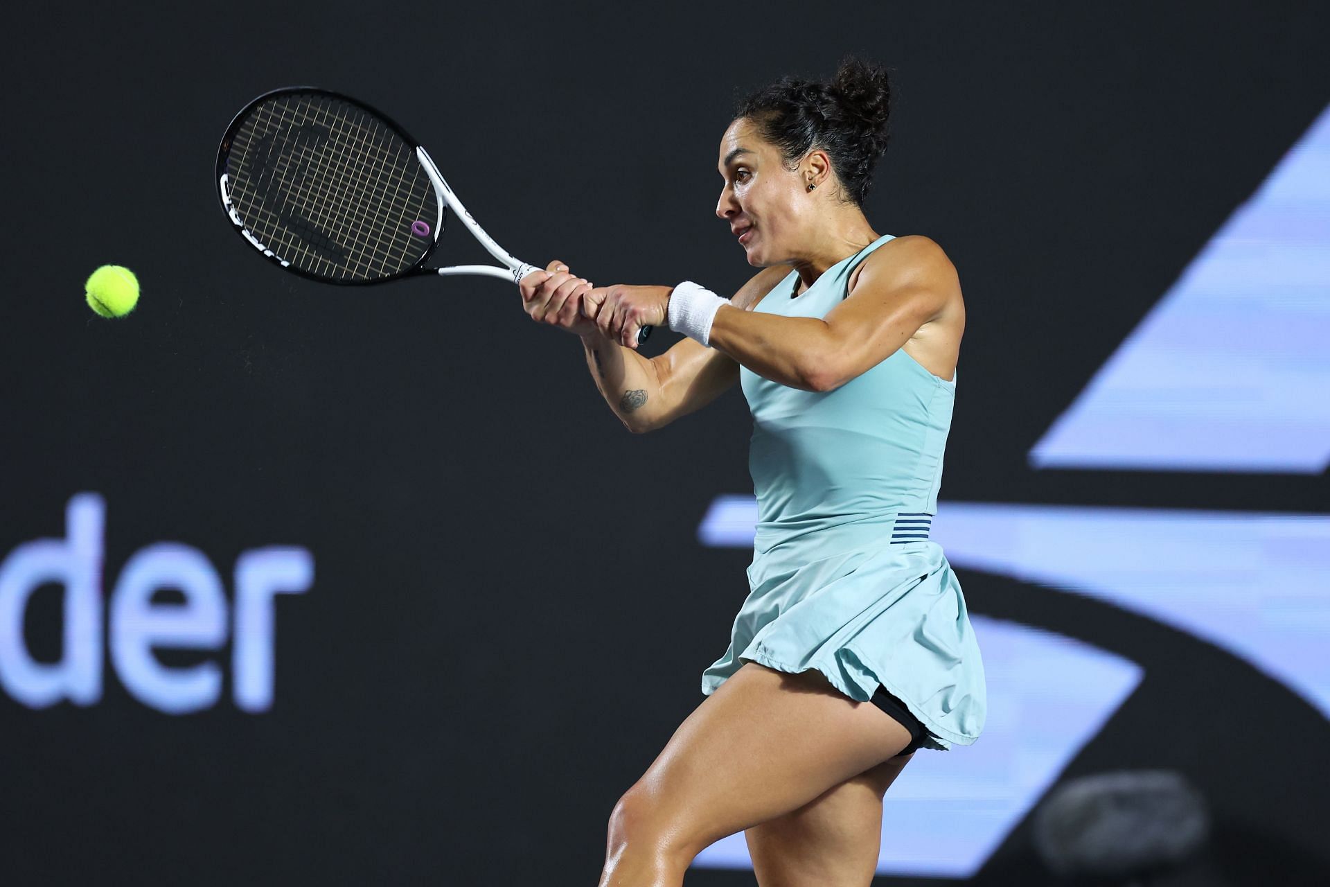 Martina Trevisan at the WTA 500 Guadalajara Open Akron - Source: Getty